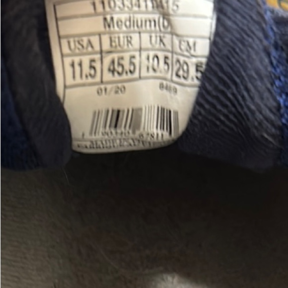 Brooks Blue and‎ Gold Athletic Sneakers with Sleek Design - Picture 7 of 12